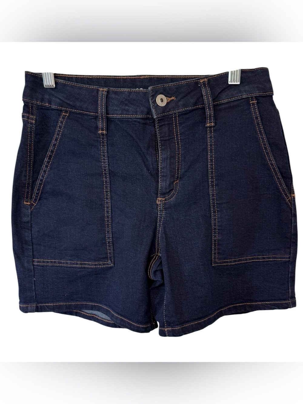 Style & Co Dark Indigo Women’s Denim Shorts Size 6P inseam 5/6 inches